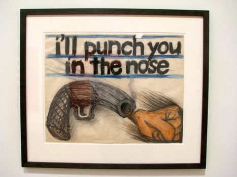 'No Title,' 1962, by Lee Lozano (1930-1999) — an artist who maintained a fraught relationship with the art world and women (at one point she ceased to have any dealings with anyone of her own sex).